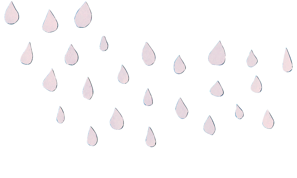 Sans Claire rain drops